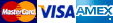 MasterCard Visa American Express